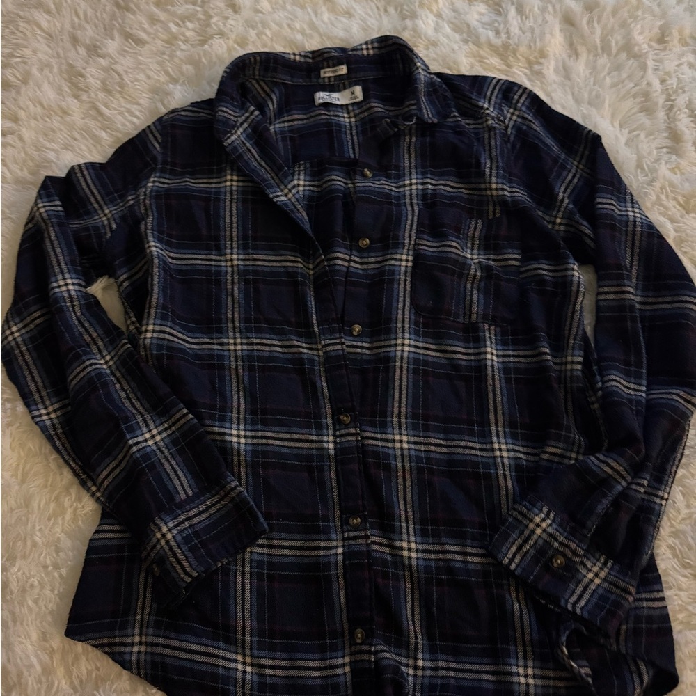 Hollister boyfriend flannel